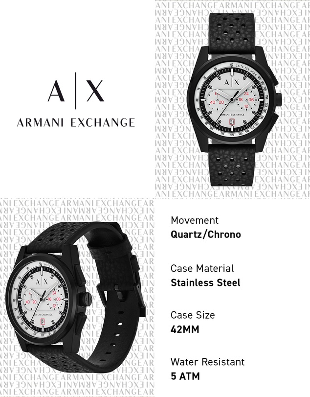 Armani Exchange - Black Chronograph Watch
