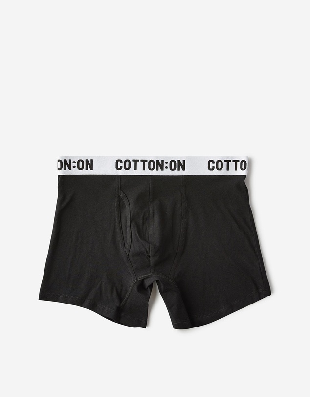 Cotton On - 3 Pack Mens Organic Cotton Trunks