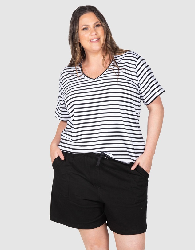 Love Your Wardrobe - Cassie Stripe Tee