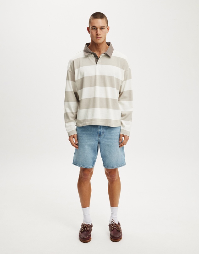 Cotton On - Loose Straight Denim Short
