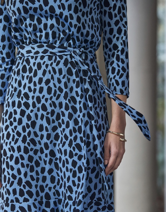 Sosandar - Fleck Print Fit & Flare Dress