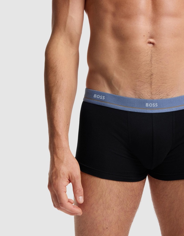 BOSS - 5-Pack Logo Waistband Stretch Cotton Trunks