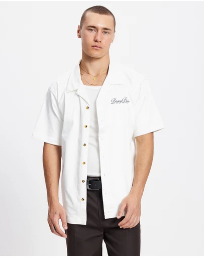 Bogey Boys - Micro Suede Button-Up Shirt