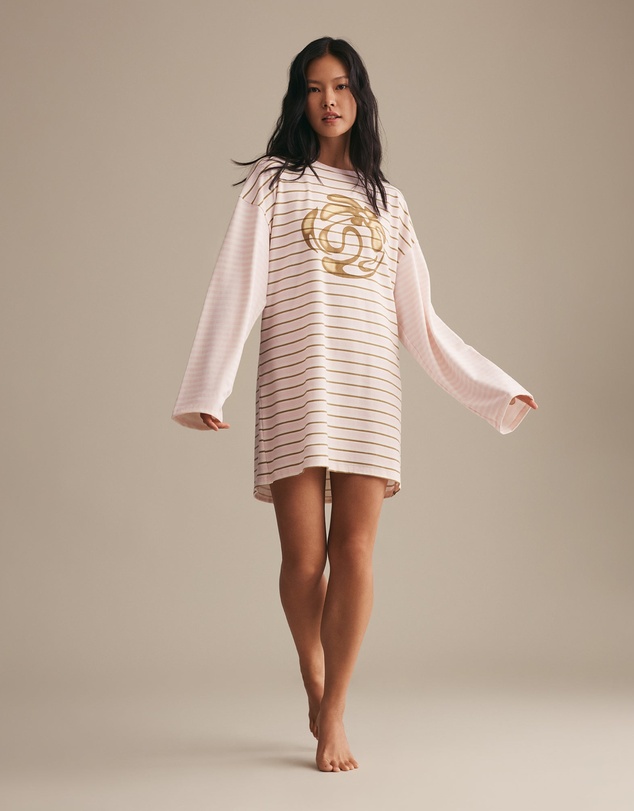 Resting - CloudKnit Jersey Stevie Long Sleeve Nightie