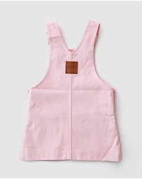 WITH LOVE FOR KIDS - Hazel Denim Pinafore Dress - Babies - Kids