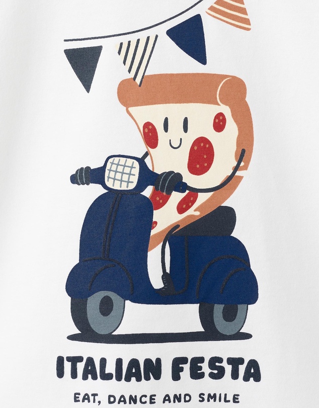 M.N.G - Pizza T-Shirt - Babies-Kids