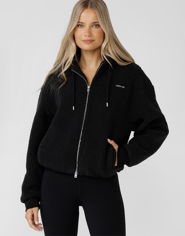 Lorna Jane - Field Teddy Zip Through Hoodie