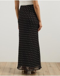 Atmos&Here - Quinn Polka Dot Maxi Skirt