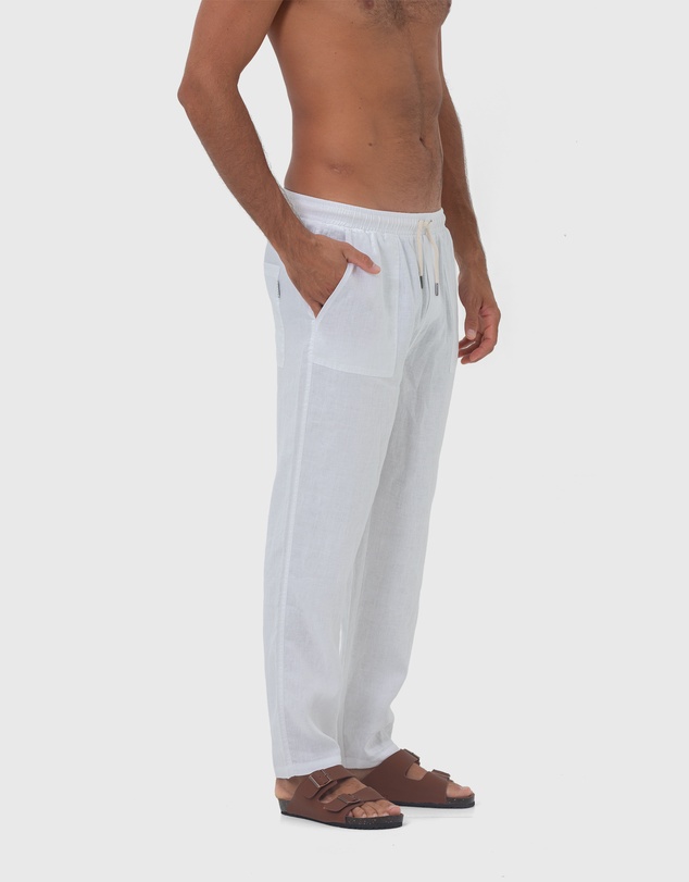 Coast Clothing - St Tropez Linen Pants - White