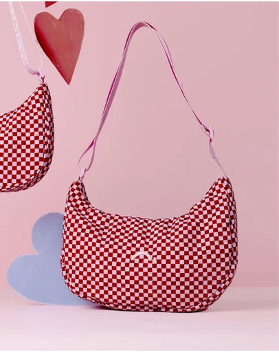 The Somewhere Co - Crimson Haze Medium Crescent Bag