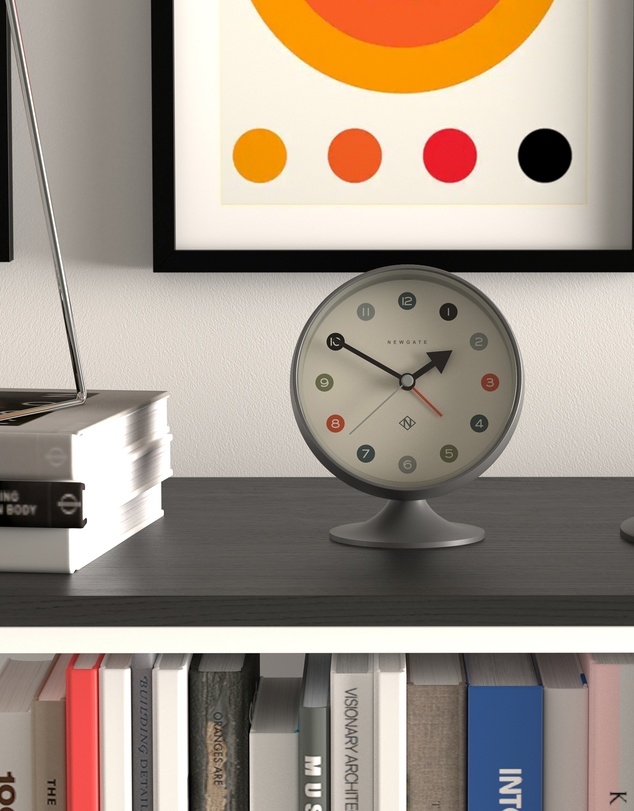 Newgate - Newgate Spheric Alarm Clock Blizzard Grey