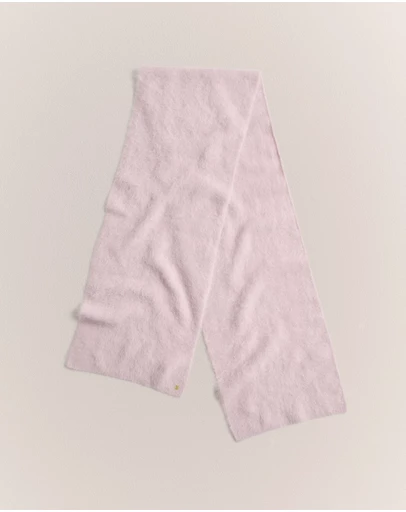 Trenery - Brushed Alpaca Scarf in Light Blush