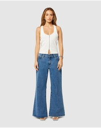 Abrand - 99 Low Baggy Flare Petite