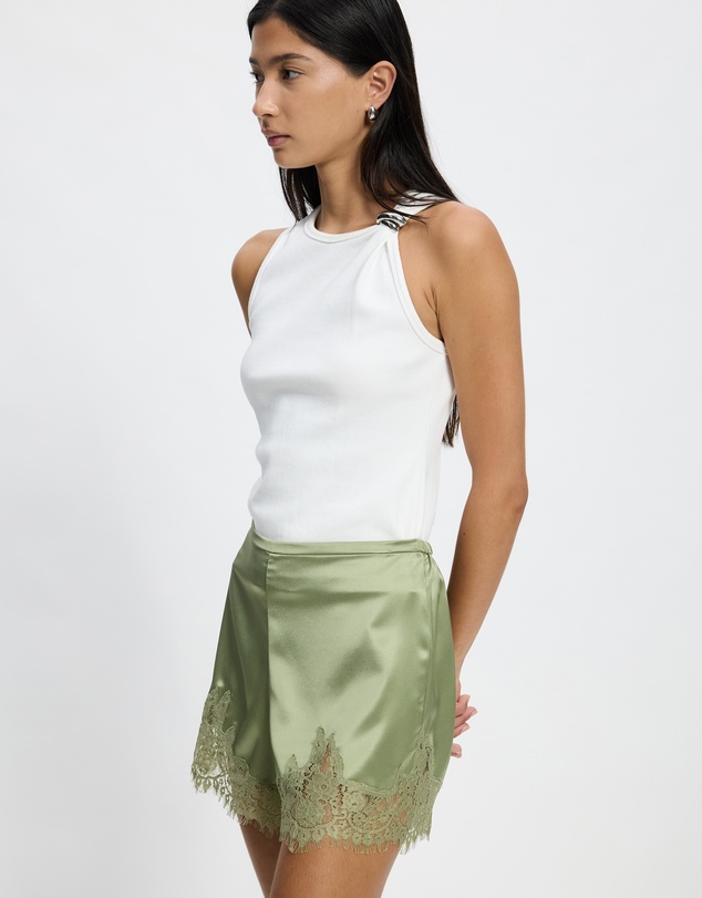 Reformation - Fern Satin Shorts