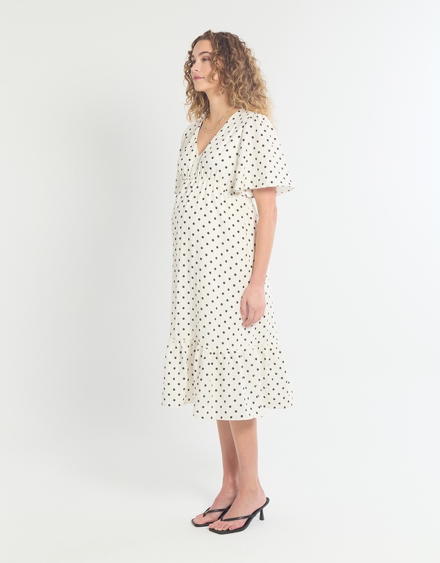Soon Maternity - Anika Midi Feeding Dress
