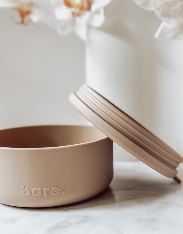 Bare The Label - Silicone Bowl and Lid