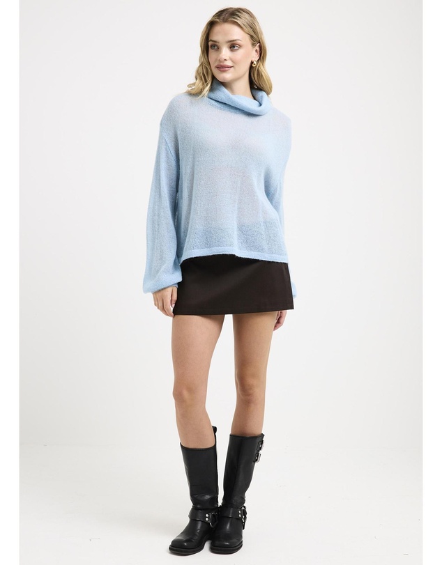 Subtitled - Palma Crotchet Cropped Sweater