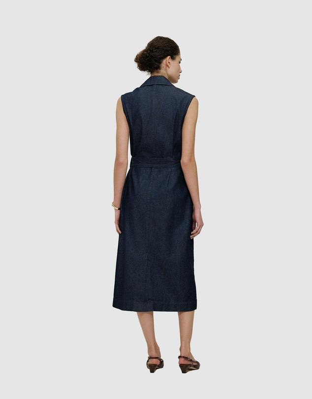 Trenery - Denim Sleeveless Trench Dress