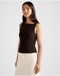 Forever New - Maisie Crepe Boat Neck Top