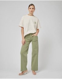 DRICOPER DENIM - Amy Cream FL Printed Tee