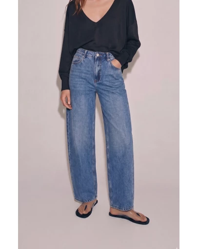Atmos&Here - Lydia Barrel Leg Jeans