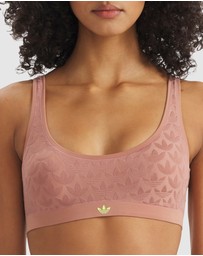 adidas Originals - Microterrot Monogram Comfort Scoop Padded Bralette