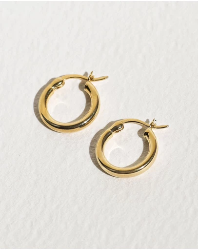 SAINT VALENTINE - Classic Hoops Small - Gold