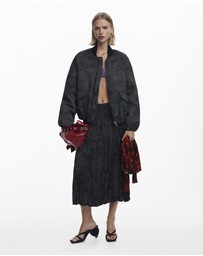 Desigual - Embroidered bomber jacket