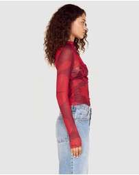 MINKPINK - Airi Mesh Top