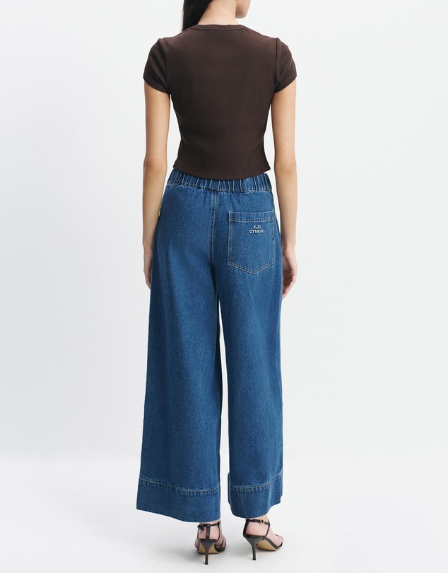 Aje Studio - Kendall Denim Wide Leg Jeans