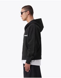 Zanerobe - Stitched Box Crop Hood Black