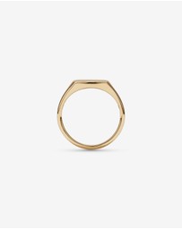 Michael Hill - Square Signet Ring in 10kt Yellow Gold