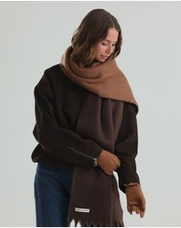 Morgan & Taylor - Valentina Wool Blend Gloves in Beige