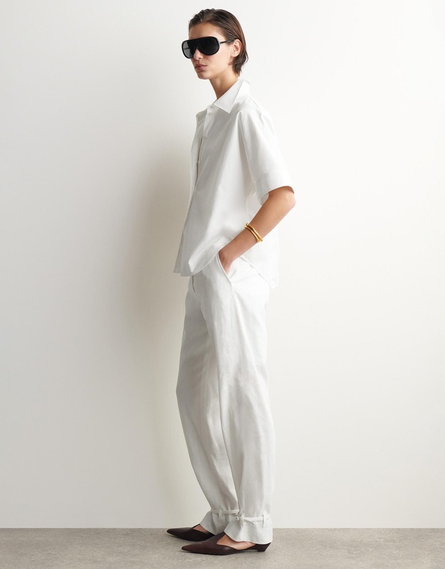 COS - Oversized Short-Sleeved Cotton Shirt