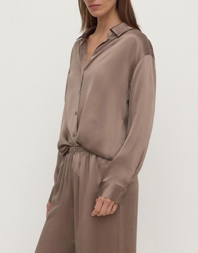 Assembly Label - Pippa Silk Long Sleeve Shirt