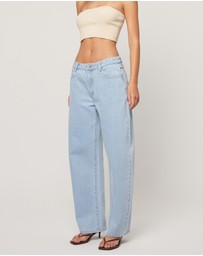 Abrand - 95 Mid Barrel Jeans