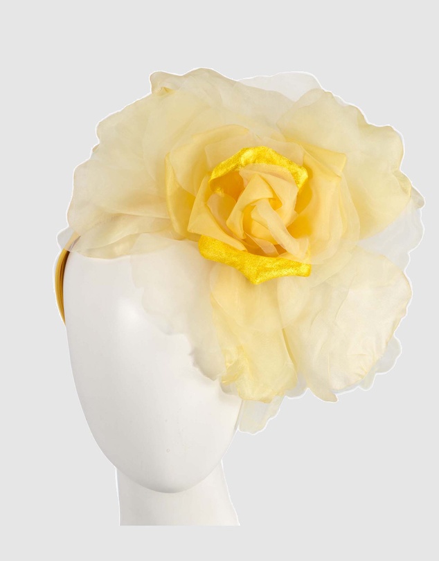 Fillies Collection - Large Yellow Flower Fascinator Headband