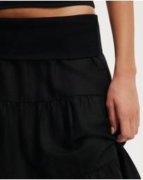 Cotton On - Haven Fold Over Midi Skirt