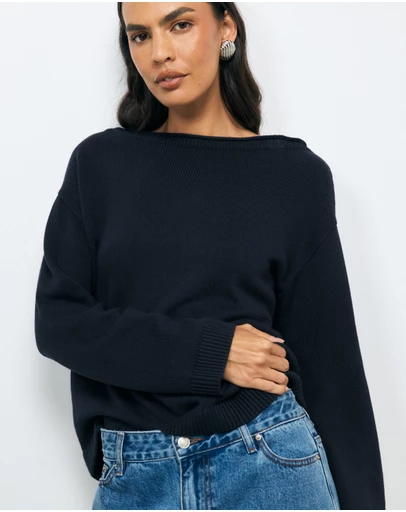 AERE - Nika Cotton Cashmere Knit Jumper