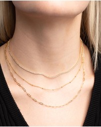 Lovisa - Gold Plated Chain Layered Necklace