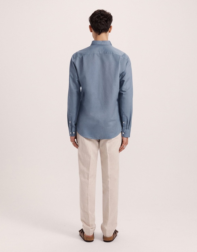 SABA - Reeves Long Sleeve Classic Linen Cotton Shirt
