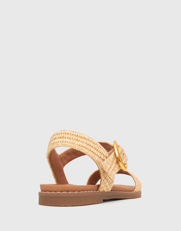 Zeroe - Wider Fit Atlanta Vegan Flat Sandals
