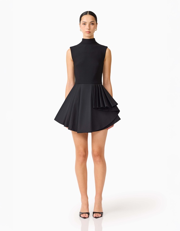 Elliatt - Nydia A-line Mini Dress In Black
