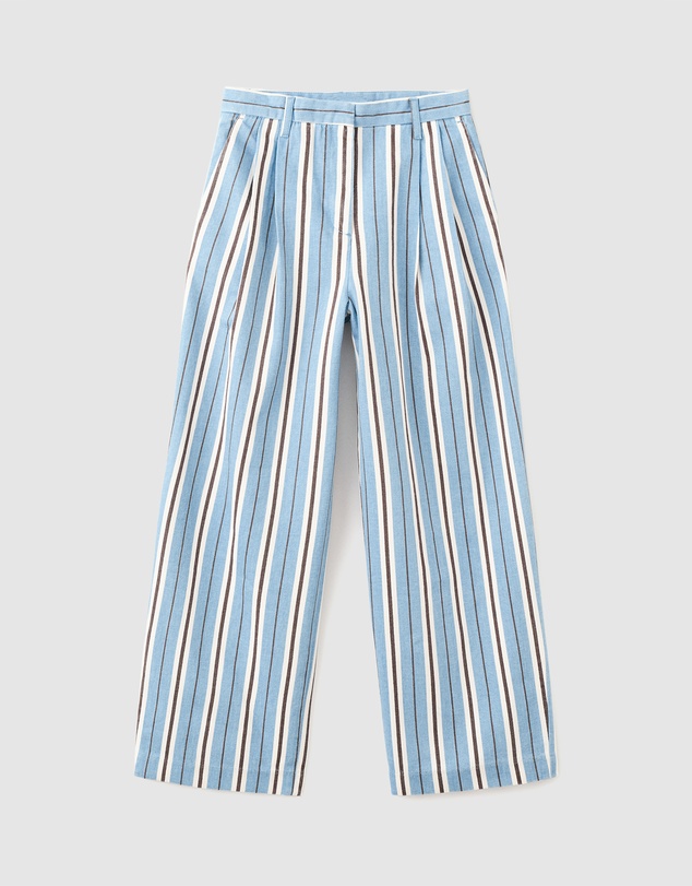 M.N.G - Wide Leg Striped Jeans