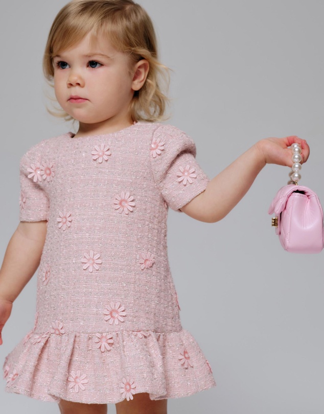 Bardot Junior - Esra Daisy Boucle Dress - Babies-Kids