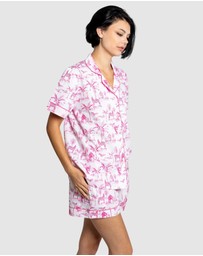 Sant And Abel - Women's Skydog Pink Short PJ Set