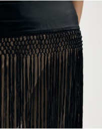 Minima Esenciales - Sola Fringed Scarf Belt