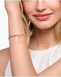 THOMAS SABO - Charm Bracelet with Cold Enamel Gold Plated