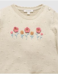 Purebaby - Scalloped Knit Set -Kids-Babies