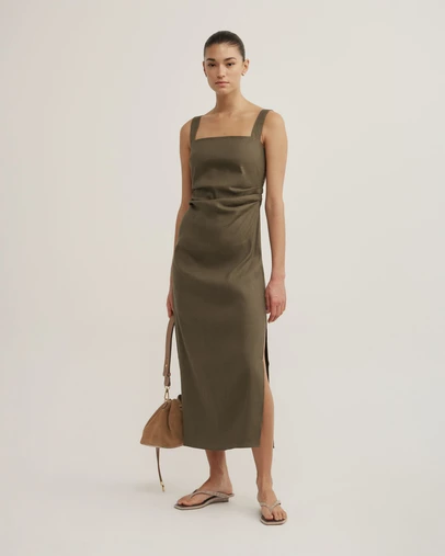 Witchery - Wide Strap Midi Dress